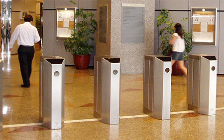 Pedestrian Gate | Elid Technology International Pte. Ltd | Elid Technology flap pedestrian barrier gate 01